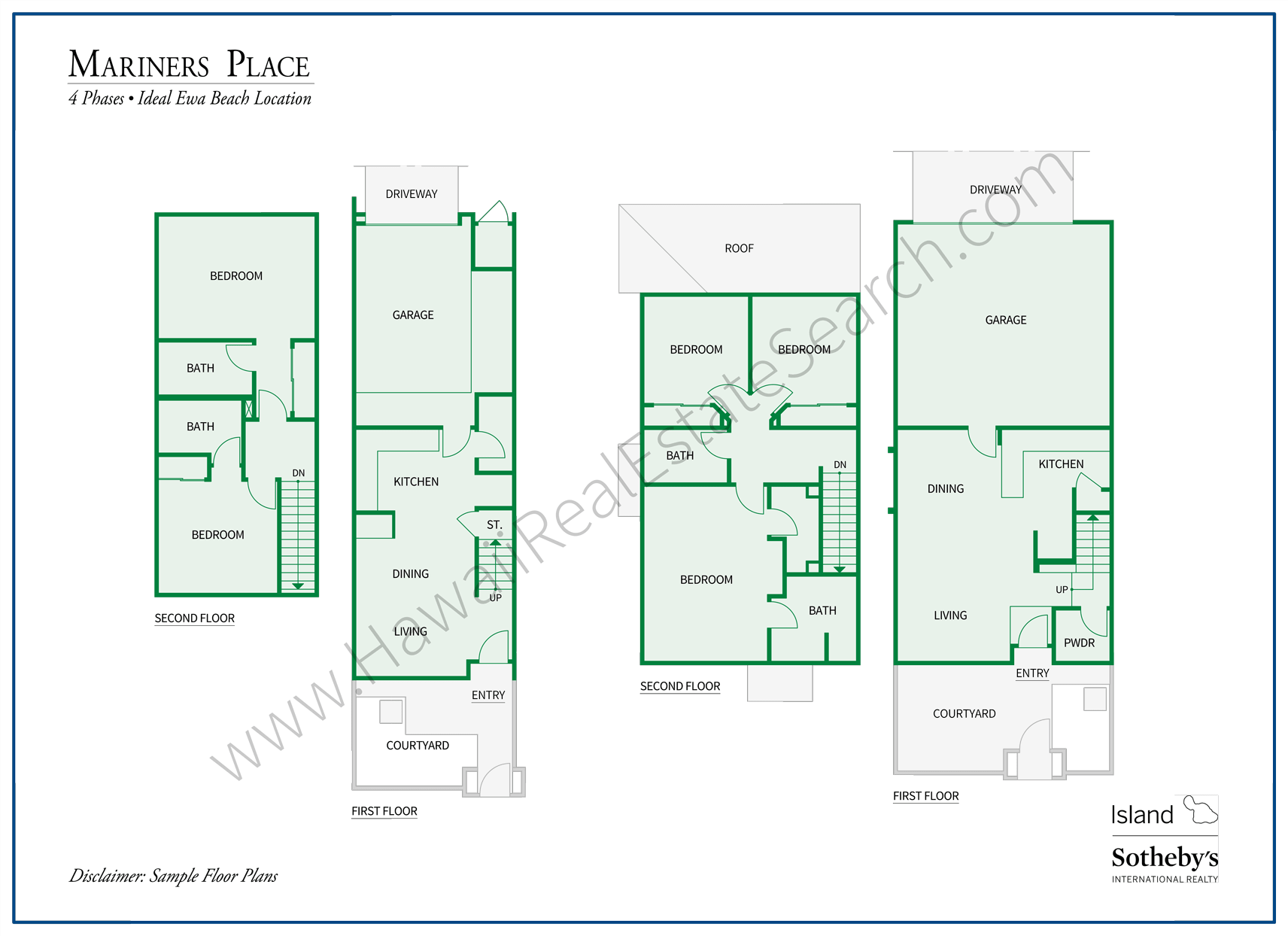 Floor Plans Mariners Place